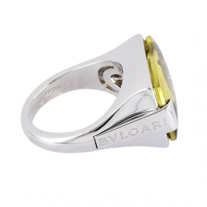 Bvlgari White Gold White Gold (18K) Band Ring (Pre-Owned)