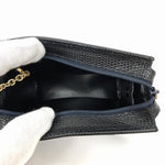 Salvatore Ferragamo Black Leather Pouch (Pre-Owned)