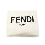 Fendi Beige Black Canvas Leather Backpack (Pre-Owned)