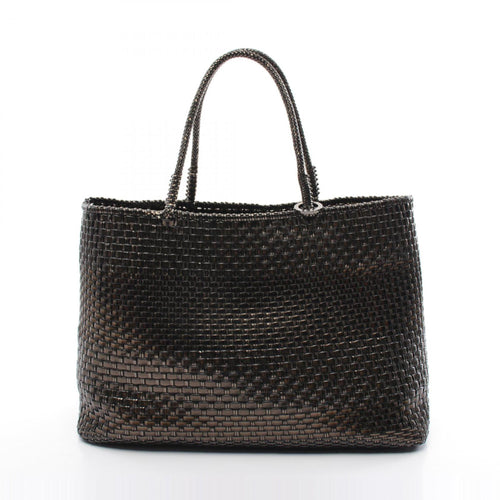 Anteprima Brown Coated Canvas Tote Bag (Pre-Owned)