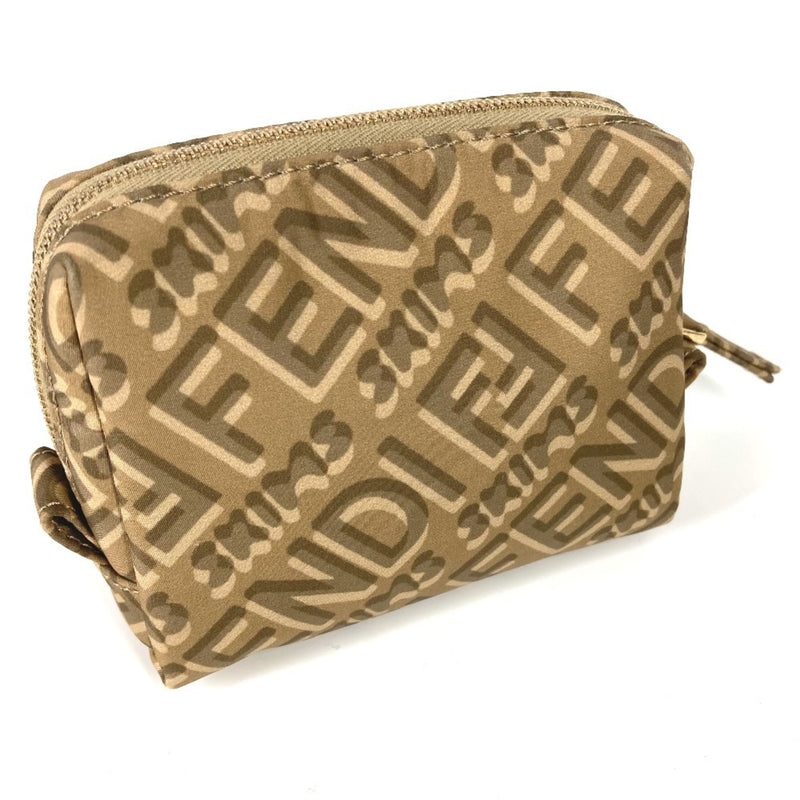 Fendi Beige Nylon Pouch (Pre-Owned)