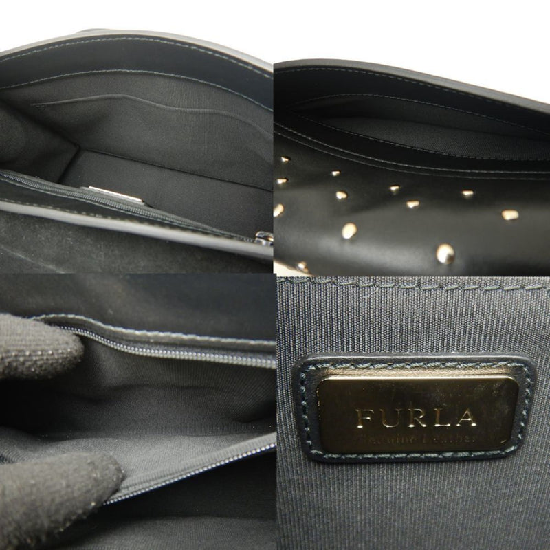 Furla Black Leather Handbag (Pre-Owned)