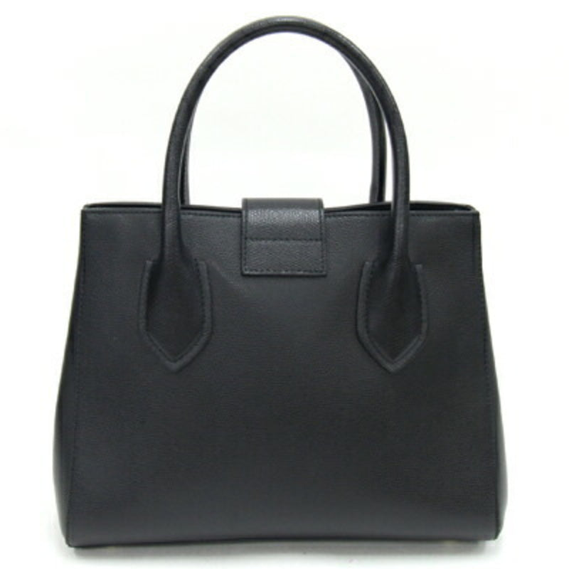 Furla Black Leather Handbag (Pre-Owned)