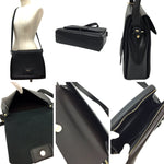 Furla Black Brown Leather Shoulder Bag (Pre-Owned)