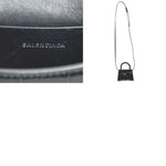 Balenciaga Black Leather Shoulder Bag (Pre-Owned)