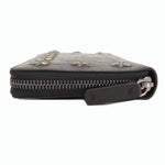 Jimmy Choo Black Leather Long Wallet (Bi-Fold) (Pre-Owned)