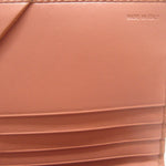 Fendi Beige Pink Canvas Leather Long Wallet (Bi-Fold) (Pre-Owned)