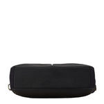 Salvatore Ferragamo Black Leather Nylon Shoulder Bag (Pre-Owned)