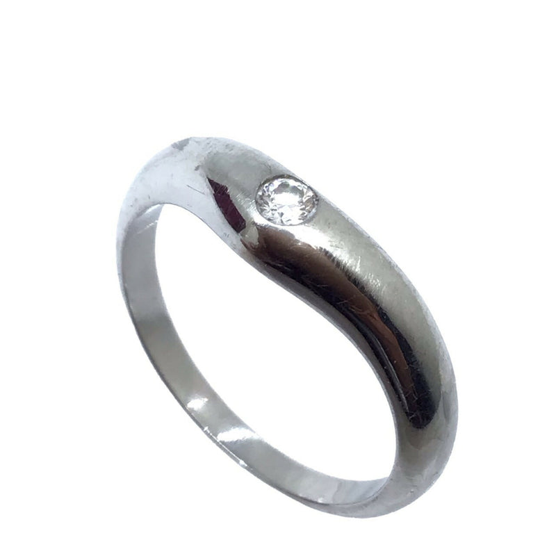 Bvlgari Silver Platinum 950 Band Ring (Pre-Owned)