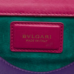 Bvlgari Bvlgari Bvlgari Pink Purple Leather Handbag Shoulder Bag (Pre-Owned)