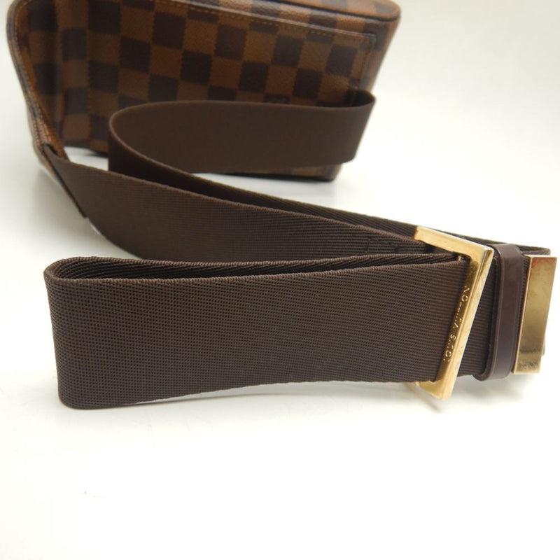 Louis Vuitton Damier Canvas Ebene Pvc Fanny Pack (Pre-Owned)