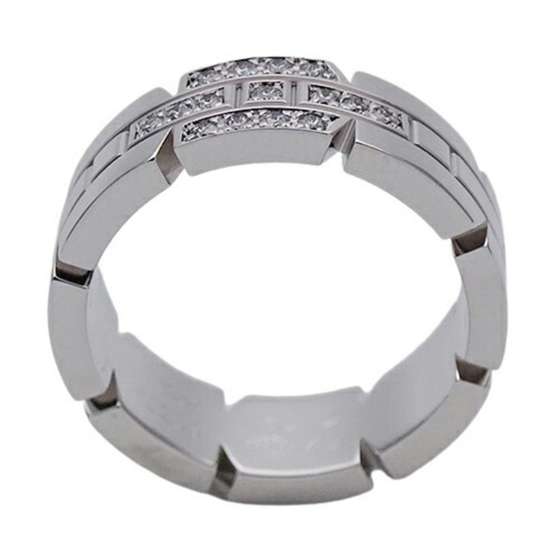 Cartier White Gold White Gold (18K) Band Ring (Pre-Owned)