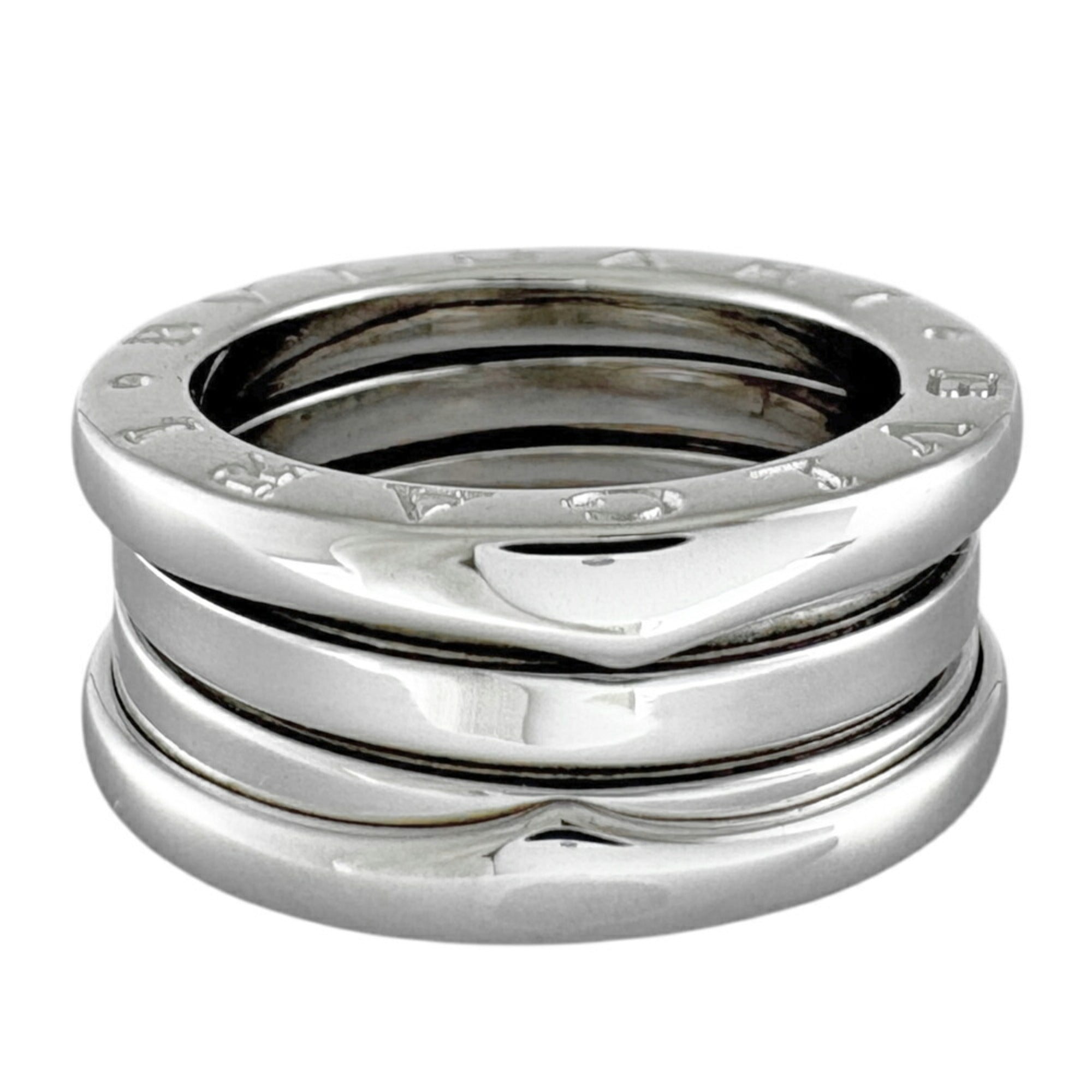 Bvlgari B.Zero1 Silver White Gold (18K) Band Ring (Pre-Owned)