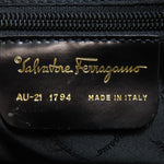 Salvatore Ferragamo Brown Canvas Handbag (Pre-Owned)