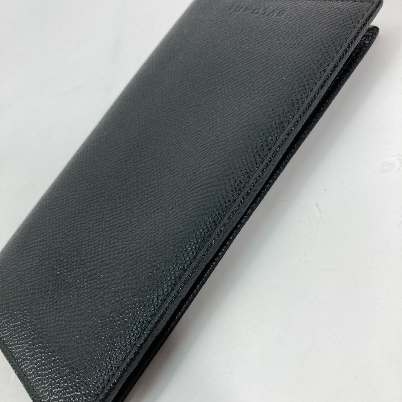 Bvlgari Black Leather Long Wallet (Bi-Fold) (Pre-Owned)