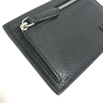 Fendi Black Leather Coin Purse/Coin Case (Pre-Owned)