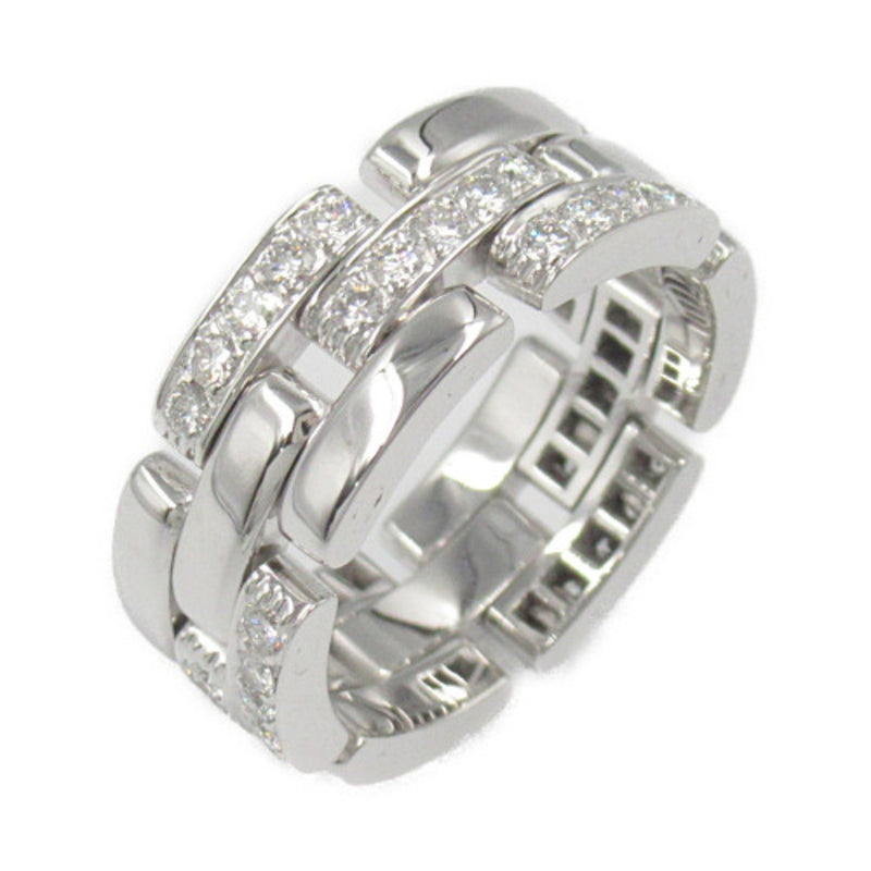 Cartier Clear White Gold (18K) Band Ring (Pre-Owned)