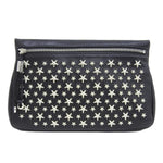 Jimmy Choo Black Leather Clutch Bag (Pre-Owned)