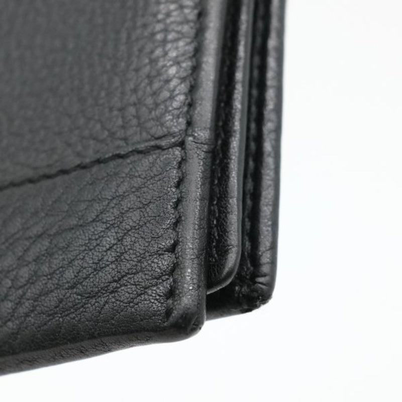 Bvlgari Black Leather Wallet (Bi-Fold) (Pre-Owned)