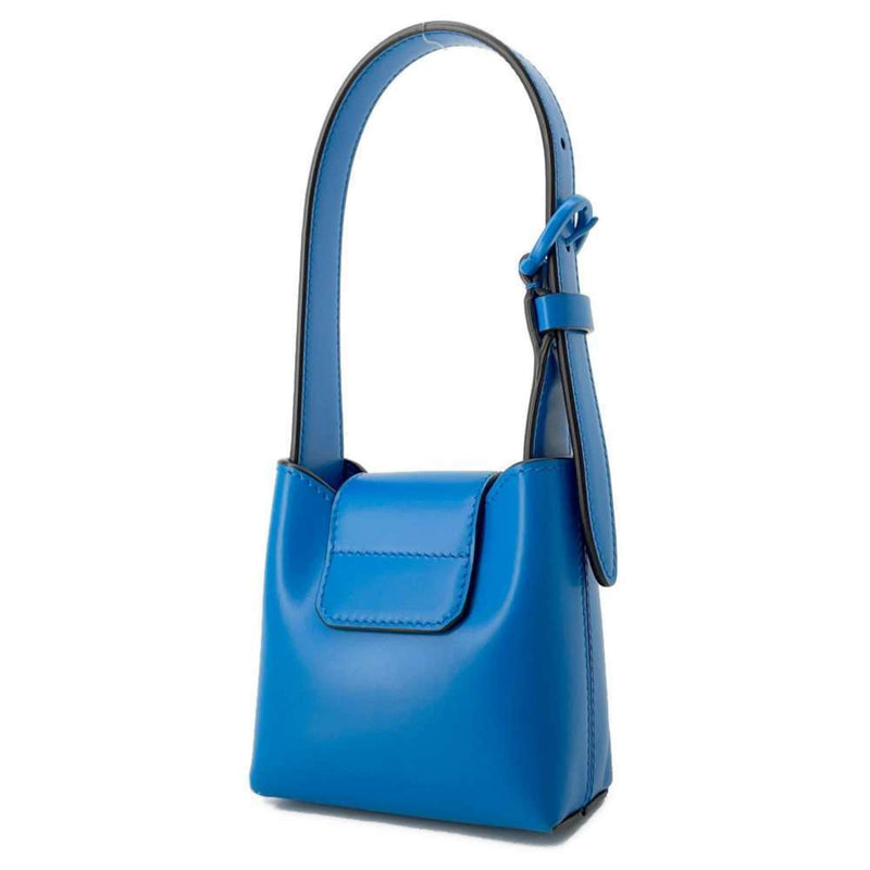 Salvatore Ferragamo Blue Leather Handbag (Pre-Owned)