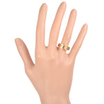 Cartier Pink Gold White Gold Yellow Gold Pink Gold (18K) White Gold (18K) Yellow Gold (18K) Band Ring (Pre-Owned)