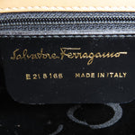 Salvatore Ferragamo Beige Leather Shoulder Bag (Pre-Owned)