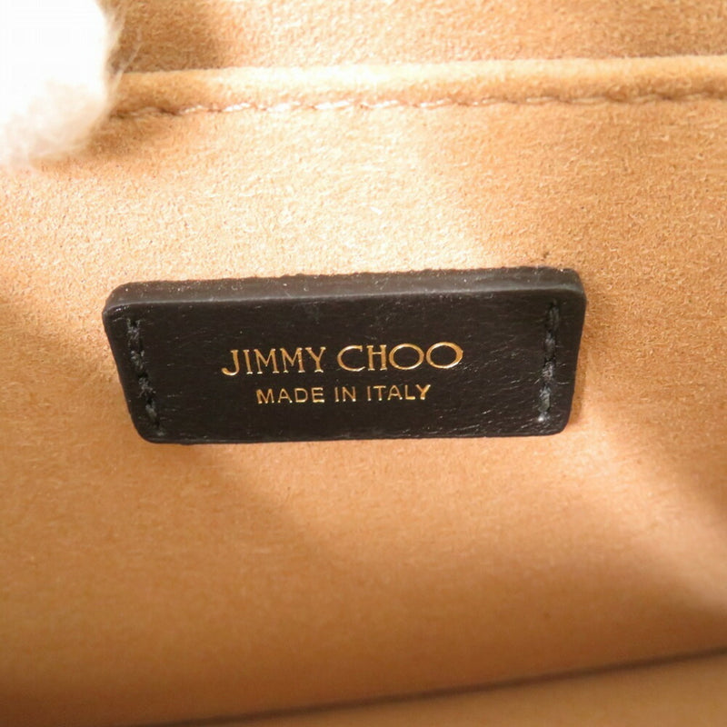 Jimmy Choo Black Leather Shoulder Bag (Pre-Owned)