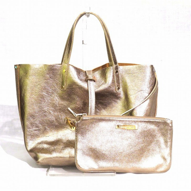 Tiffany Beige Gold Leather Handbag (Pre-Owned)