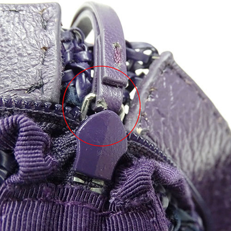 Anteprima Navy Purple Wire Handbag (Pre-Owned)