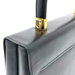 Salvatore Ferragamo Black Leather Handbag (Pre-Owned)