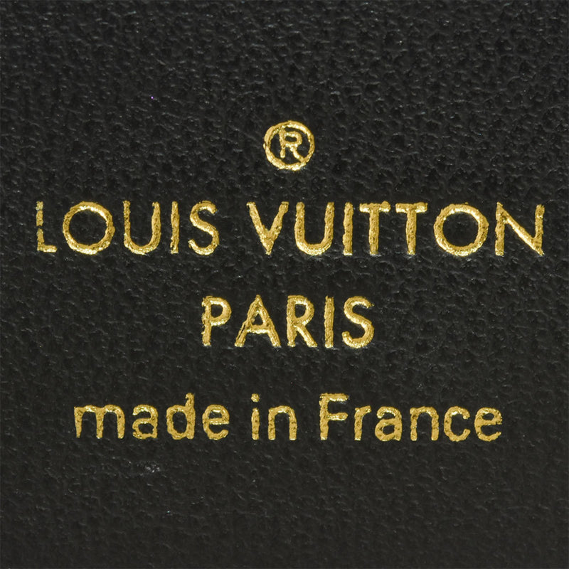 Louis Vuitton Black Leather Wallet (Bi-Fold) (Pre-Owned)