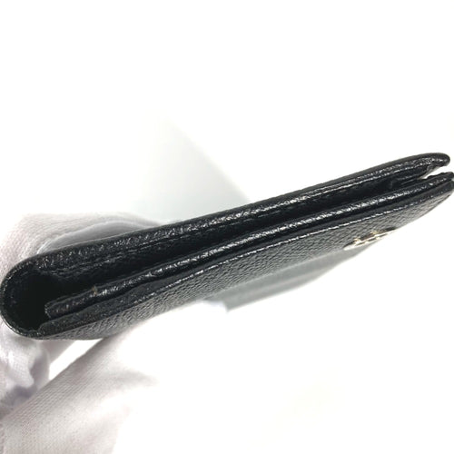 Bvlgari Black Leather Long Wallet (Bi-Fold) (Pre-Owned)