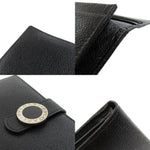 Bvlgari Black Leather Long Wallet (Bi-Fold) (Pre-Owned)