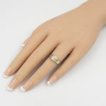 Cartier Clear Pink Gold (18K) White Gold (18K) Yellow Gold (18K) Band Ring (Pre-Owned)