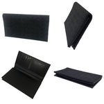 Bvlgari Logomania Black Canvas Leather Bill Wallet (Bi-Fold) (Pre-Owned)