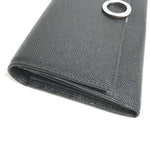 Bvlgari Black Leather Long Wallet (Bi-Fold) (Pre-Owned)