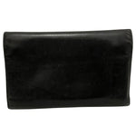 Salvatore Ferragamo Black Leather Long Wallet (Bi-Fold) (Pre-Owned)