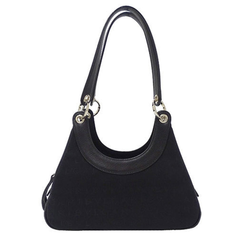 Bvlgari Black Canvas Handbag (Pre-Owned)