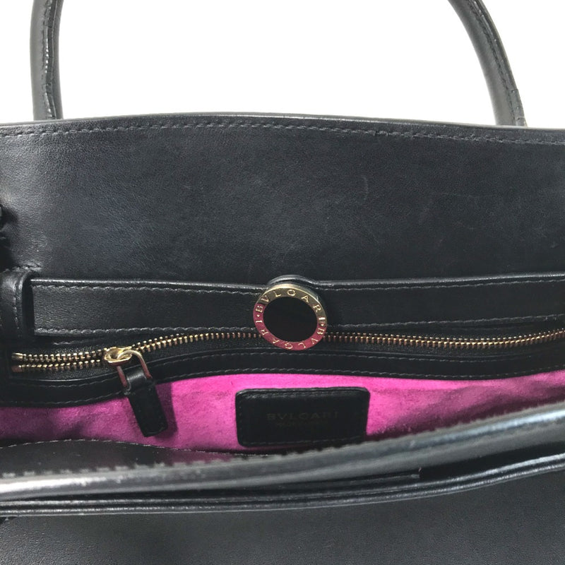 Bvlgari Black Leather Shoulder Bag (Pre-Owned)