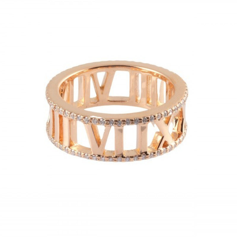 Tiffany Atlas Pink Gold Pink Gold (18K) Band Ring (Pre-Owned)