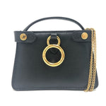 Fendi Peekaboo Black Leather Shoulder Bag (Pre-Owned)