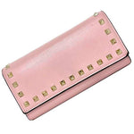 Valentino Garavani Pink Leather Long Wallet (Bi-Fold) (Pre-Owned)