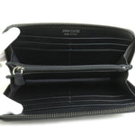 Jimmy Choo Black Leather Long Wallet (Bi-Fold) (Pre-Owned)