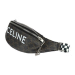 Celine Black Brown Pvc Fanny Pack Sling Bag (Pre-Owned)