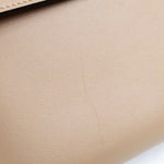 Salvatore Ferragamo Beige Leather Pouch Shoulder Bag (Pre-Owned)