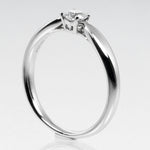 Tiffany Platinum Platinum 950 Band Ring (Pre-Owned)