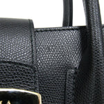 Furla Black Leather Handbag (Pre-Owned)