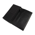 Bvlgari Black Pvc Leather Long Wallet (Bi-Fold) (Pre-Owned)