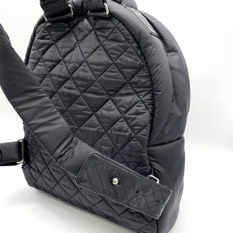 Chanel Black Nylon Backpack (Pre-Owned)