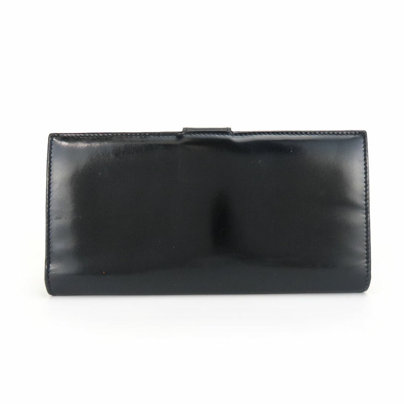 Salvatore Ferragamo Black Leather Coin Purse/Coin Case (Pre-Owned)